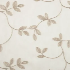 Regal Home Meadow Rod Pocket Embroidered Sheer Single Curtain Panel