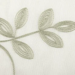 Regal Home Meadow Rod Pocket Embroidered Sheer Single Curtain Panel