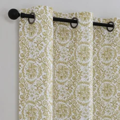 Regal Home Norwood Printed Grommet Top Blackout Set of 2 Curtain Panel