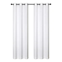 Regal Home Pascal Grommet Top Energy Saving Embossed Blackout Set of 2 Curtain Panel