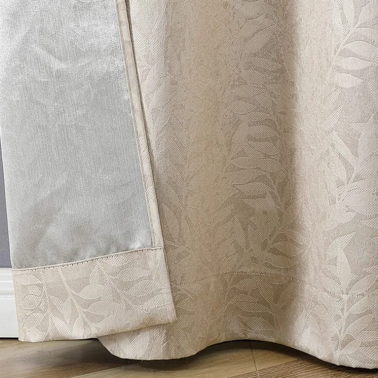 Regal Home Pascal Grommet Top Energy Saving Embossed Blackout Set of 2 Curtain Panel