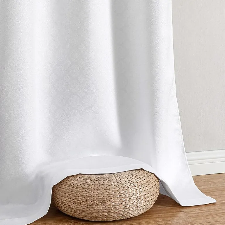 Regal Home Tobias Grommet Top Energy Saving Embossed Blackout Set of 2 Curtain Panel