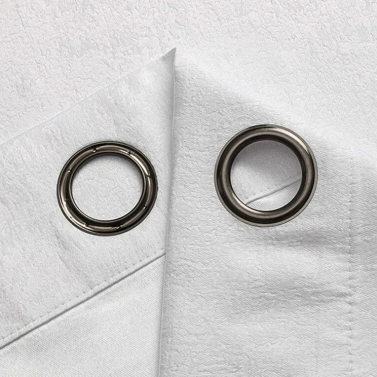 Regal Home Vista Embossed Grommet Top Energy Saving Embossed Blackout Set of 2 Curtain Panel