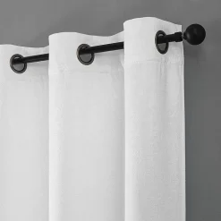 Regal Home Vista Embossed Grommet Top Energy Saving Embossed Blackout Set of 2 Curtain Panel