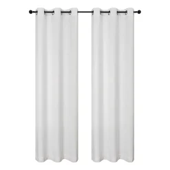Regal Home Vista Embossed Grommet Top Energy Saving Embossed Blackout Set of 2 Curtain Panel