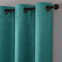 Regal Home Vista Embossed Grommet Top Energy Saving Embossed Blackout Set of 2 Curtain Panel