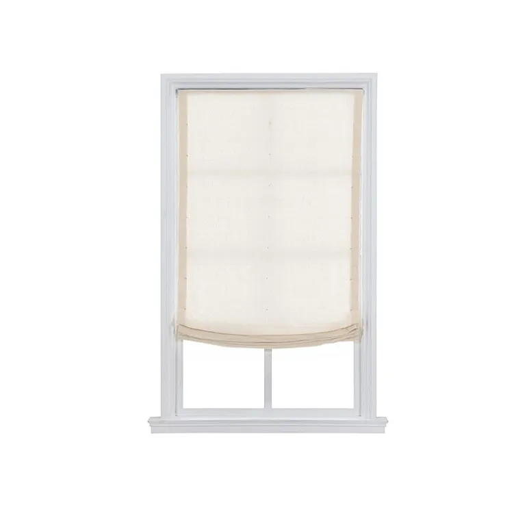 Relaxed Cordless Light-Filtering Roman Shade