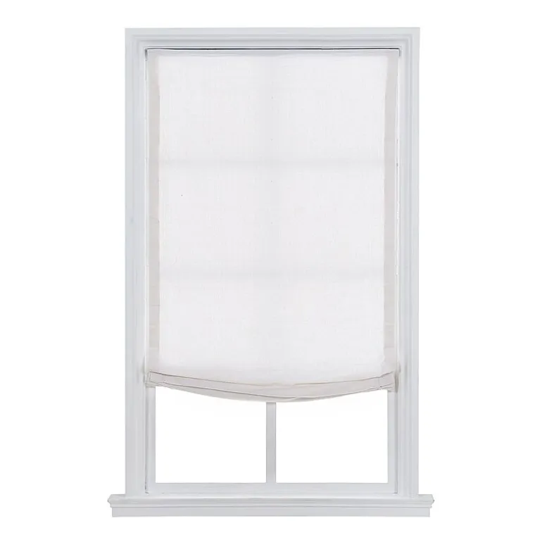 Relaxed Cordless Light-Filtering Roman Shade