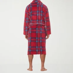 Residence Mens Big and Tall Fleece Long Sleeve Long Length Robe