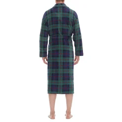 Residence Mens Big and Tall Fleece Long Sleeve Long Length Robe