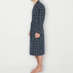 Residence Mens Big Flannel Long Sleeve Long Length Robe