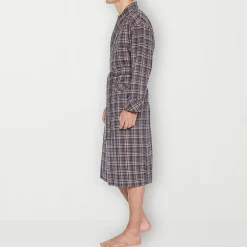 Residence Mens Big Flannel Long Sleeve Long Length Robe