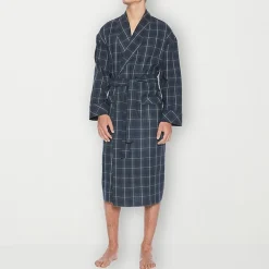 Residence Mens Big Flannel Long Sleeve Long Length Robe