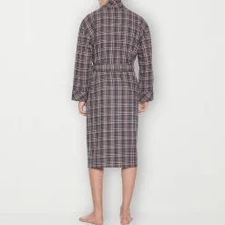 Residence Mens Big Flannel Long Sleeve Long Length Robe