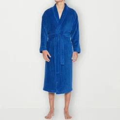 Residence Mens Big Fleece Long Sleeve Long Length Robe