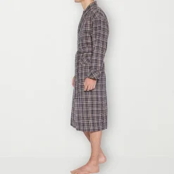 Residence Mens Tall Flannel Long Sleeve Long Length Robe