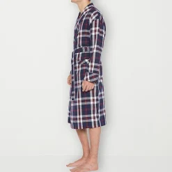 Residence Mens Tall Flannel Long Sleeve Long Length Robe