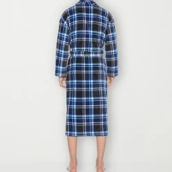 Residence Mens Tall Fleece Long Sleeve Long Length Robe
