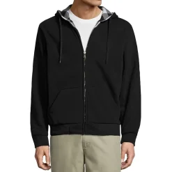 Reversible Buffalo Plaid Fleece Hoodie