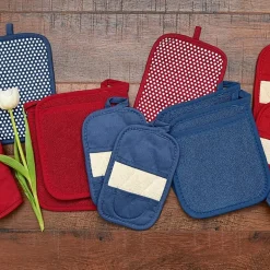 Ritz Terry Cloth 4-pc. Pocket Mitt Holder Set