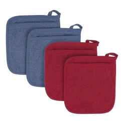 Ritz Terry Cloth 4-pc. Pocket Mitt Holder Set