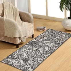 Riviera Home Eden Floral Indoor Rectangular Runner