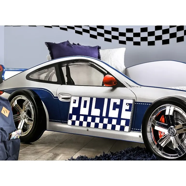 Rixi Wheeled Police Car Platform Bed