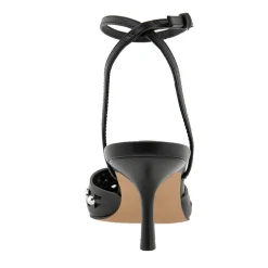 RM Rebecca Minkoff Fiona Womens Round Closed Toe Spool Heel Pumps