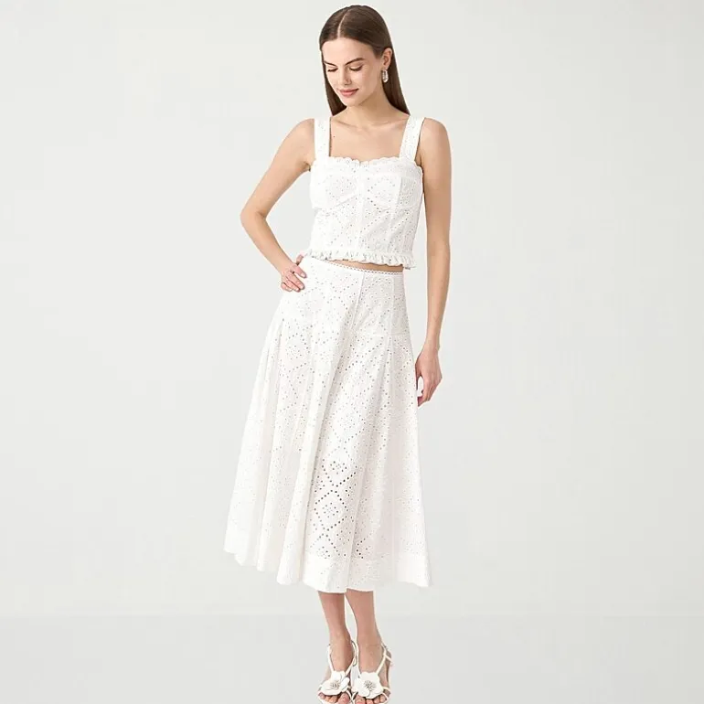 RM Rebecca Minkoff Womens High Rise A-Line Skirt