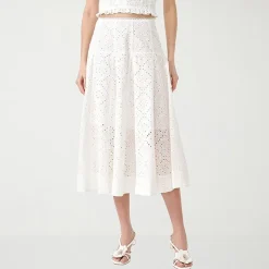 RM Rebecca Minkoff Womens High Rise A-Line Skirt