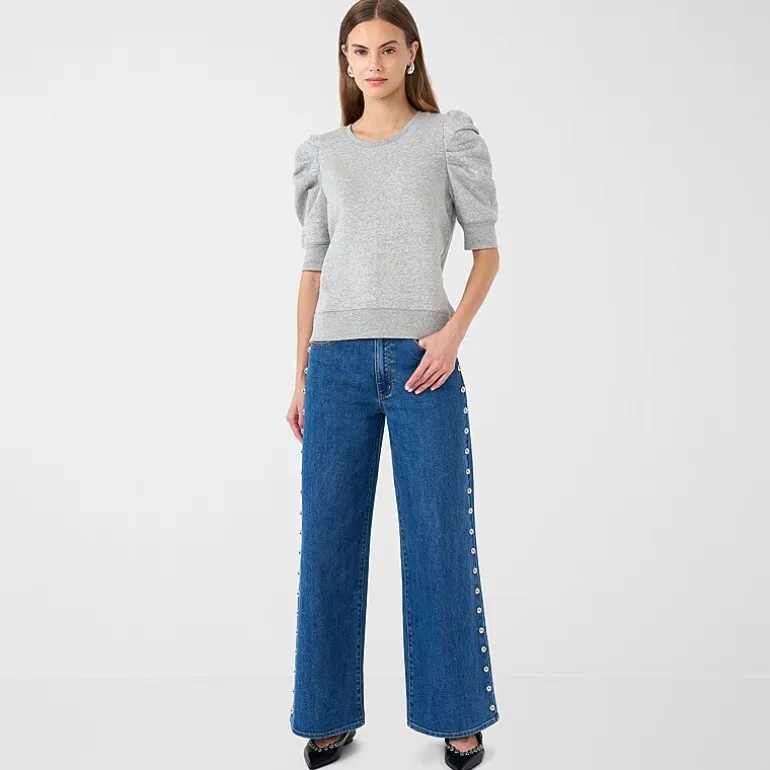 RM Rebecca Minkoff Womens High Rise Wide Leg Jean