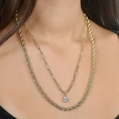 RM Rebecca Minkoff Womens 18 Inch Fashion Chain Necklace