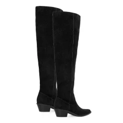 RM Rebecca Minkoff Womens Jenni Block Heel Over the Knee Boots