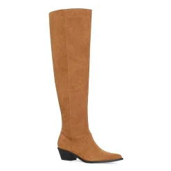 RM Rebecca Minkoff Womens Jenni Block Heel Over the Knee Boots