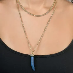 RM Rebecca Minkoff Womens 14K Gold Over Brass 16 Inch Pendant Necklace