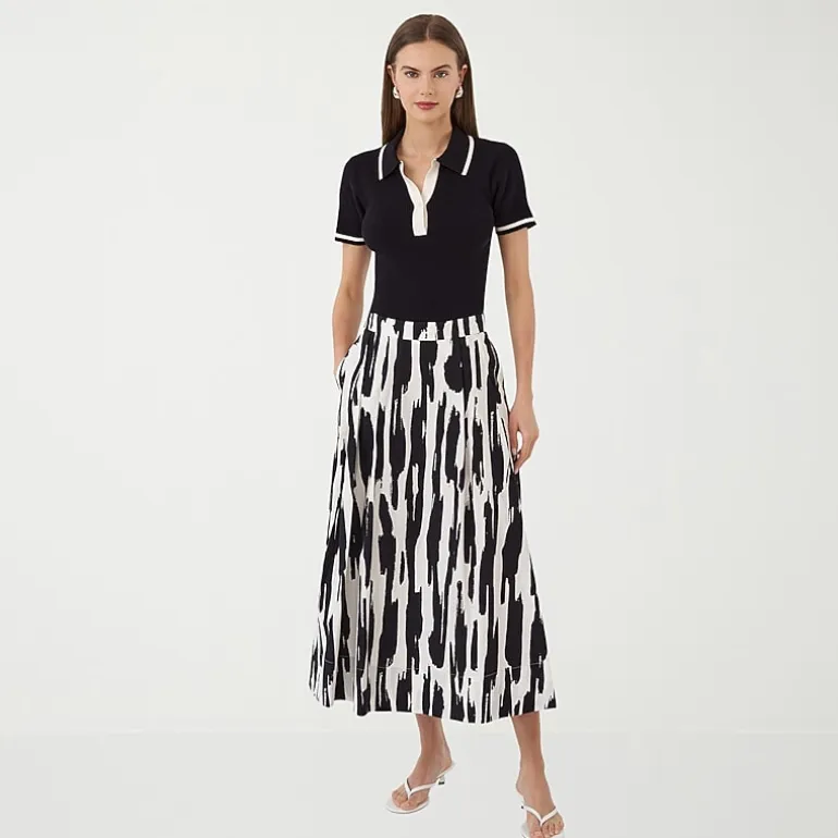 RM Rebecca Minkoff Womens Mid Rise Midi Pencil Skirt