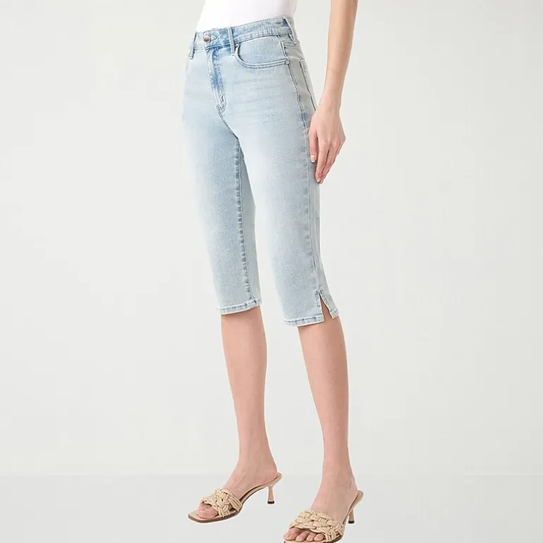 RM Rebecca Minkoff Womens Skinny Mid Rise Capri Pant