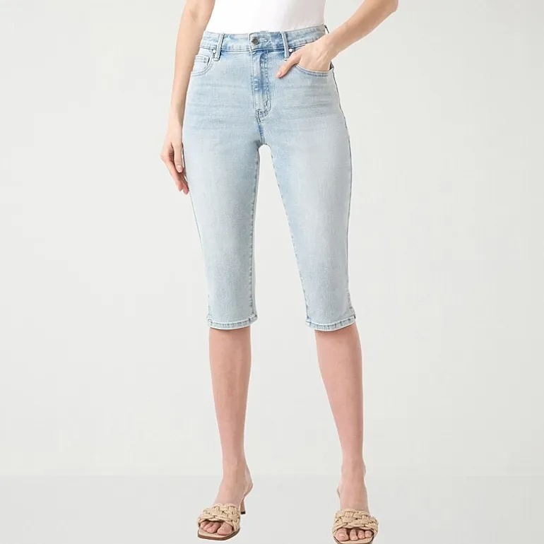 RM Rebecca Minkoff Womens Skinny Mid Rise Capri Pant