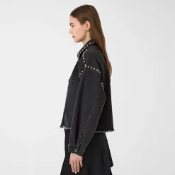RM Rebecca Minkoff Womens Studded Jacket