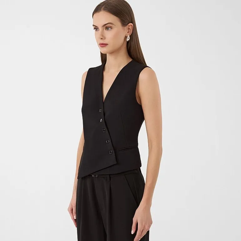 RM Rebecca Minkoff Womens V Neck Sleeveless Vest