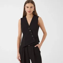 RM Rebecca Minkoff Womens V Neck Sleeveless Vest