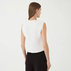 RM Rebecca Minkoff Womens V Neck Sleeveless Vest