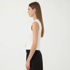 RM Rebecca Minkoff Womens V Neck Sleeveless Vest