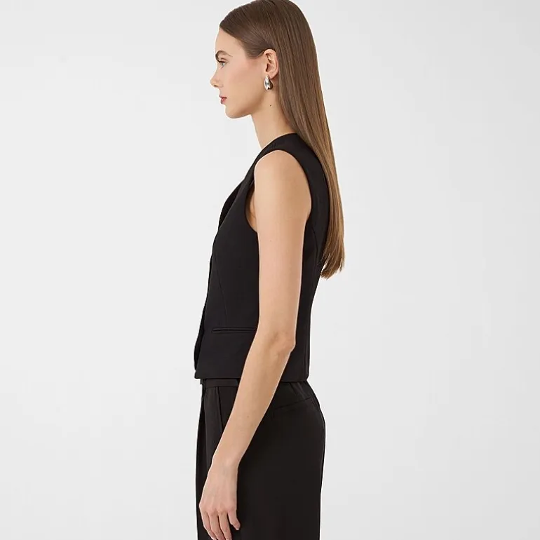 RM Rebecca Minkoff Womens V Neck Sleeveless Vest