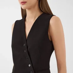 RM Rebecca Minkoff Womens V Neck Sleeveless Vest