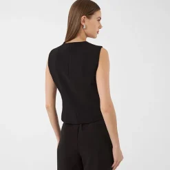 RM Rebecca Minkoff Womens V Neck Sleeveless Vest