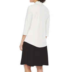 R&M Richards 3/4 Sleeve Knit Shrug