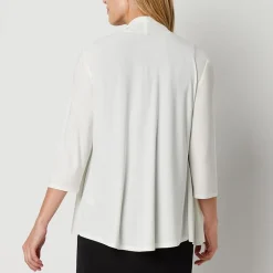 R&M Richards 3/4 Sleeve Knit Shrug