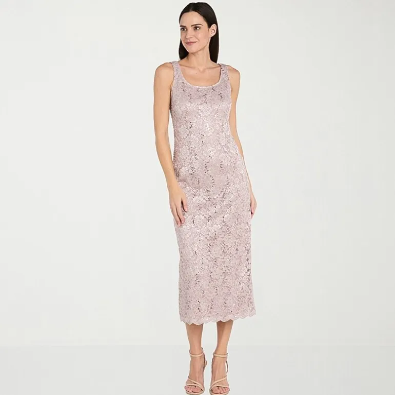 R & M Richards Womens Midi Jacket Dress