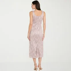R & M Richards Womens Midi Jacket Dress